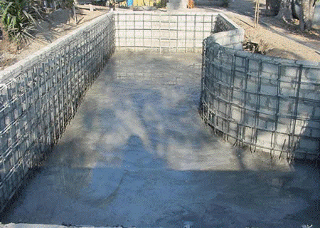 آرماتوربندی استخر