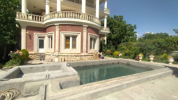 ساخت استخر باغ